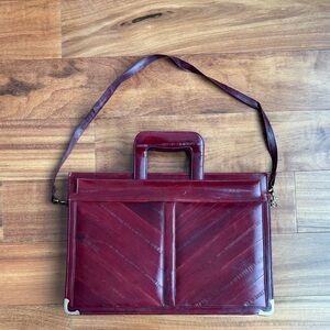 Vintage eel skin bag